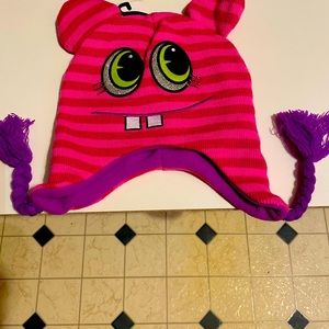 New Kid’s Critter Knit Hat Once Size Fits Toddlers